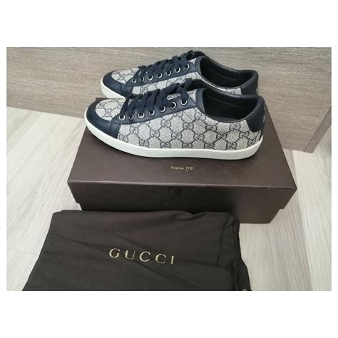 teni gucci|Gucci sneakers navy.